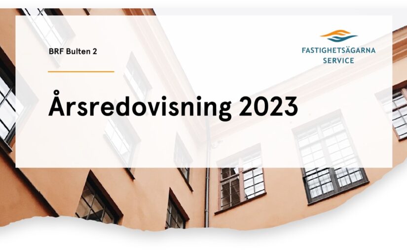 Årsredovisningen 2023 klar